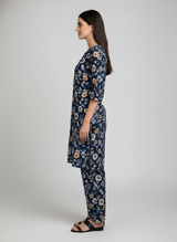 2 pc linen casual dress