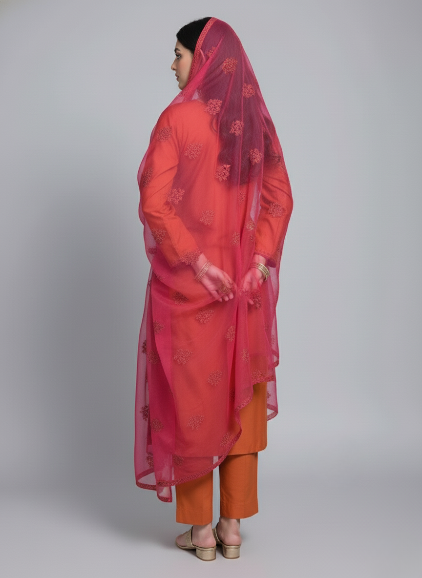 Slub Organza 3pc suit