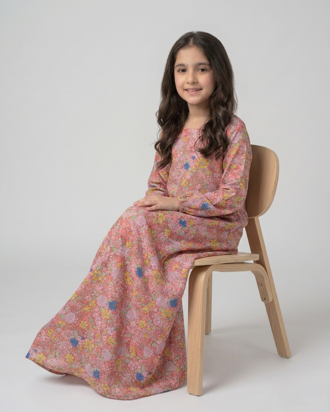 Kids Lawn Abaya