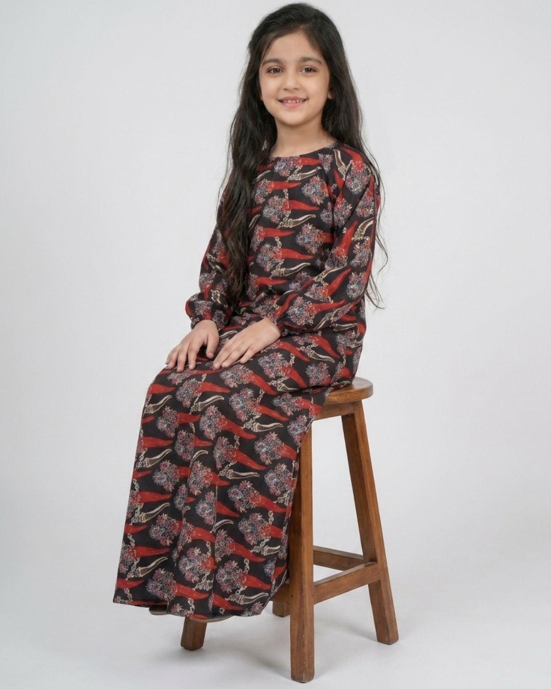 Kids Lawn Abaya
