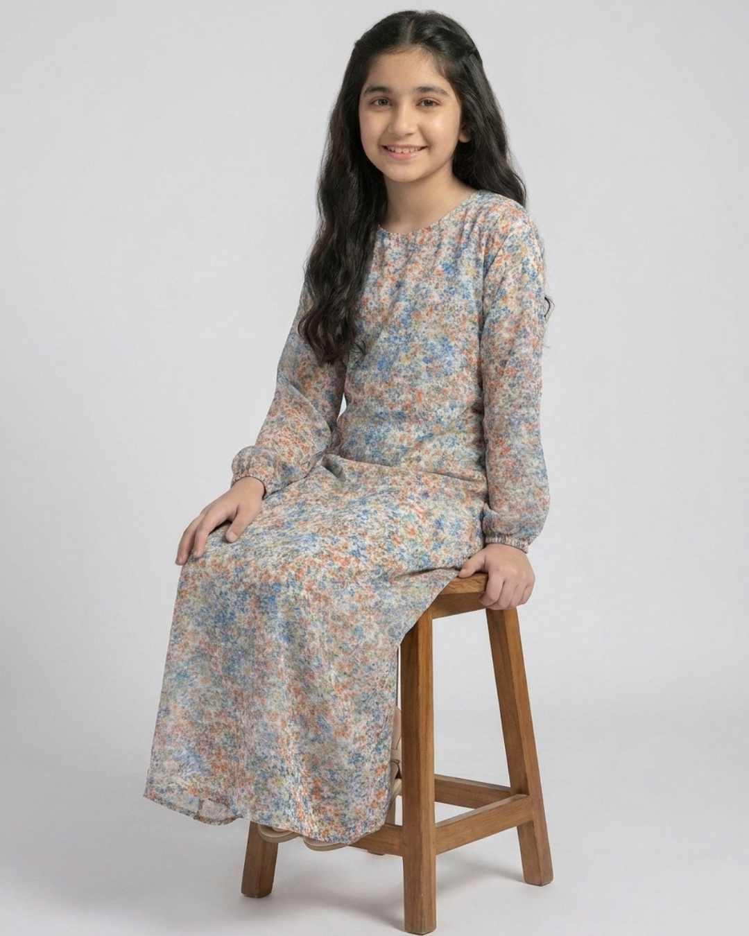 Kids Lawn Abaya