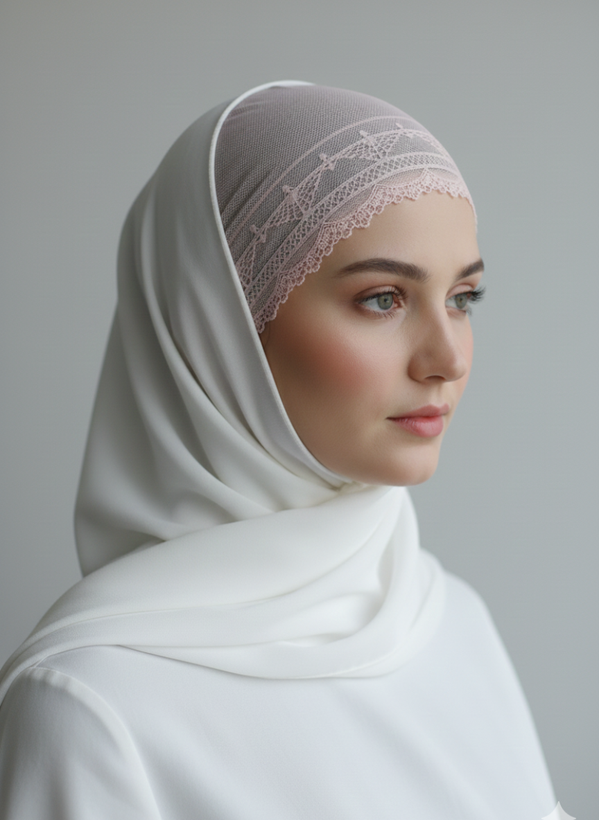 Net hijab cap