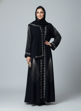 Stone Work Abaya