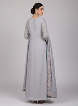 3 Pcs chiffon embroidered dress