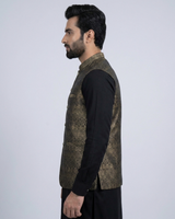 Mens waistcoat in Silk Fabric