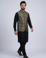 Mens waistcoat in Silk Fabric