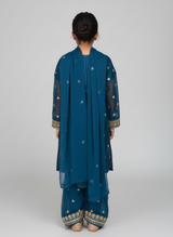 3 pcs chiffon Girls Gharara