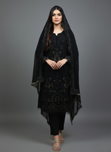 3 Pcs Chiffon Pakistani Dress Available in USA