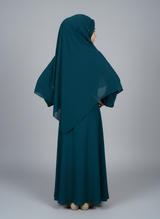Kids Abaya with Pearl Work