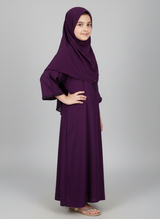 Kids Abaya with Pearl Work