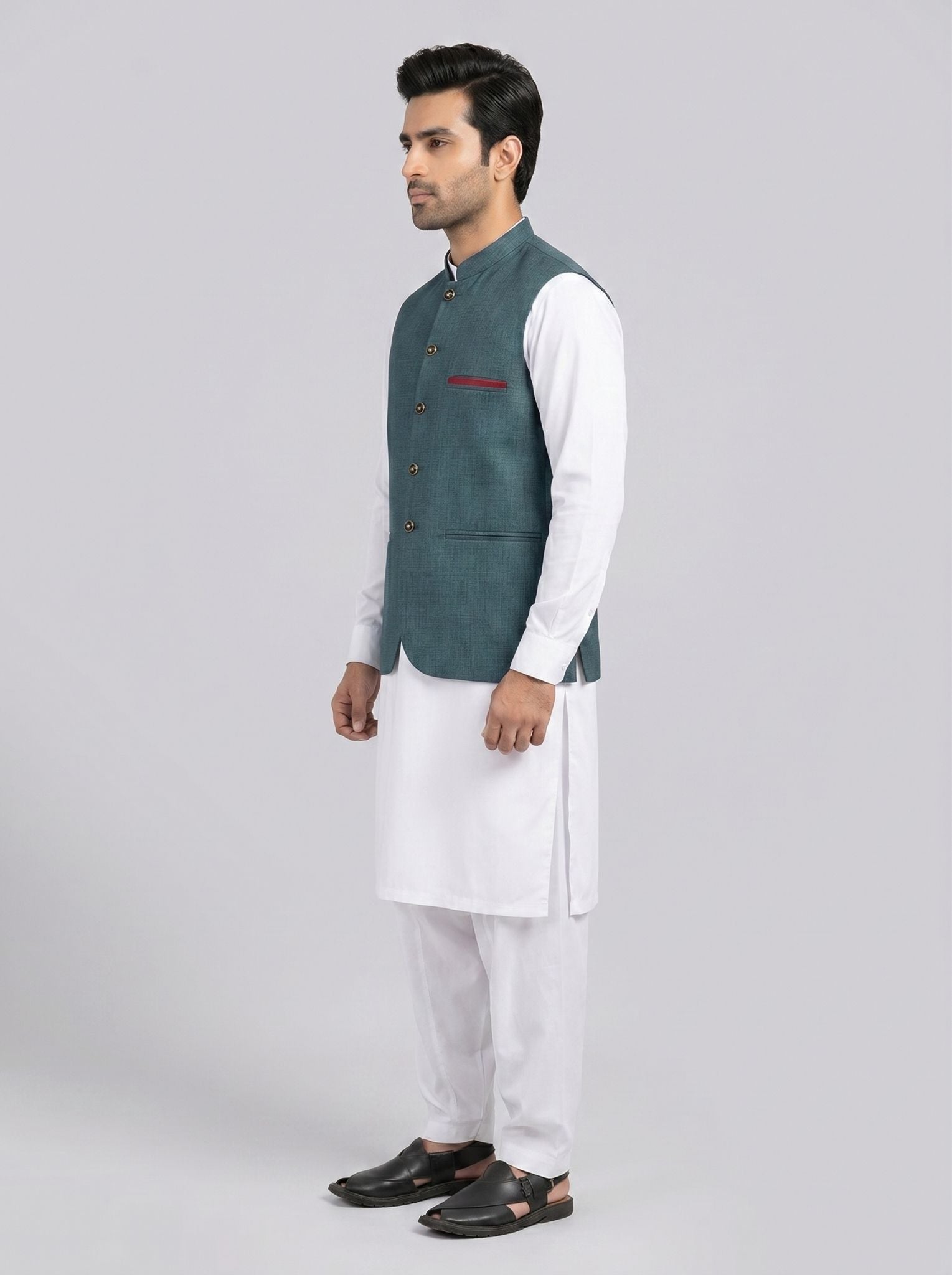 Tropical Fabric WaistCoat