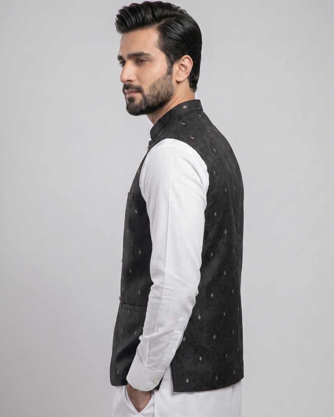 Mens Embroidered waistcoat