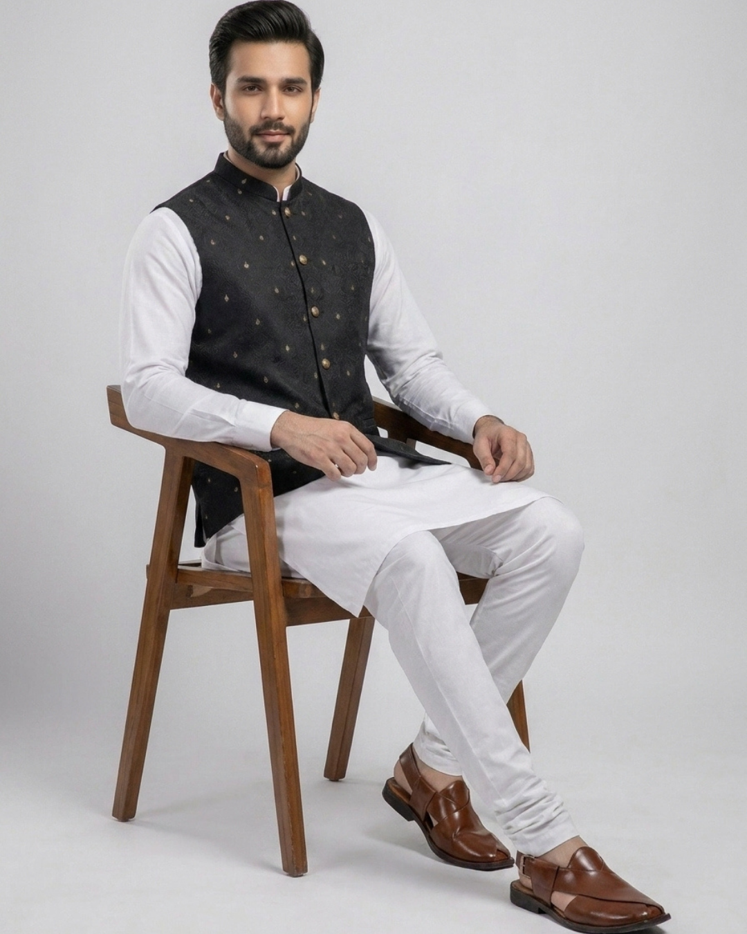 Mens Embroidered waistcoat