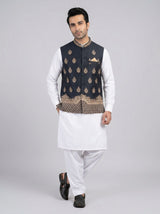 High quality embroidered waist coat.
