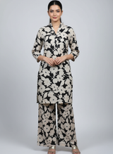 2 pc printed linen shalwar qameez