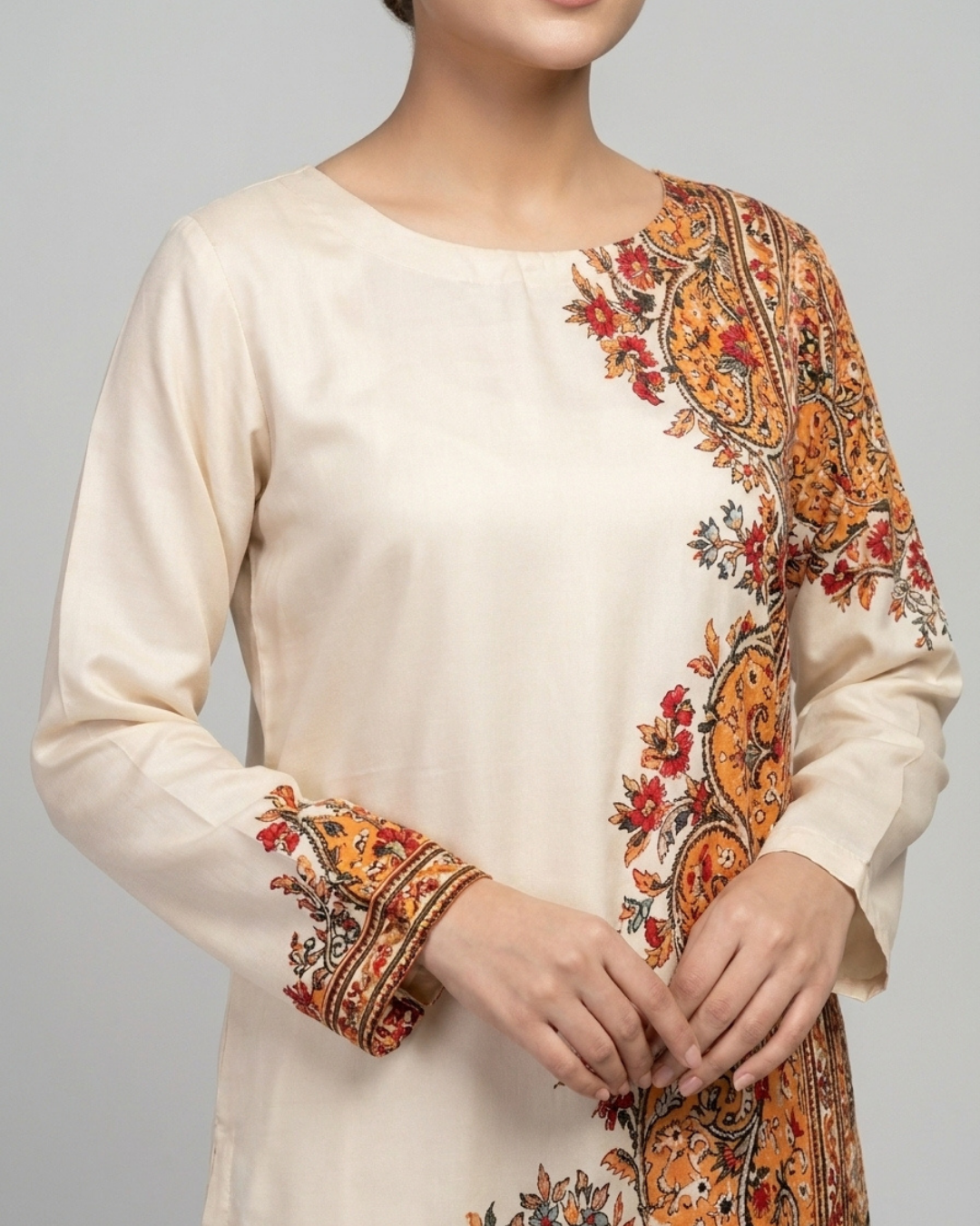2 pc silky dress with long shirt