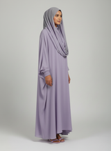 Inner and Upper separate gown Chiffon Abaya butterfly style