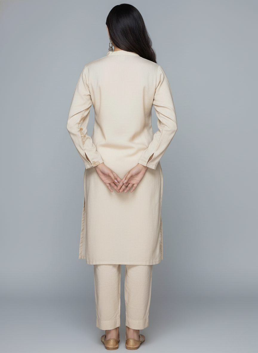 Two-Piece Self-Viscose Women Wear