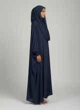 Inner and Upper separate gown Chiffon Abaya butterfly style