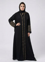 Stone Work Abaya