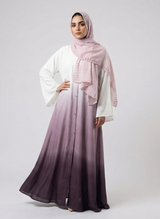 Multi-tone Abaya with Scarf