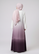 Multi-tone Abaya with Scarf