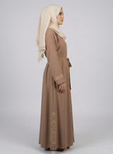 Stone Work Abaya