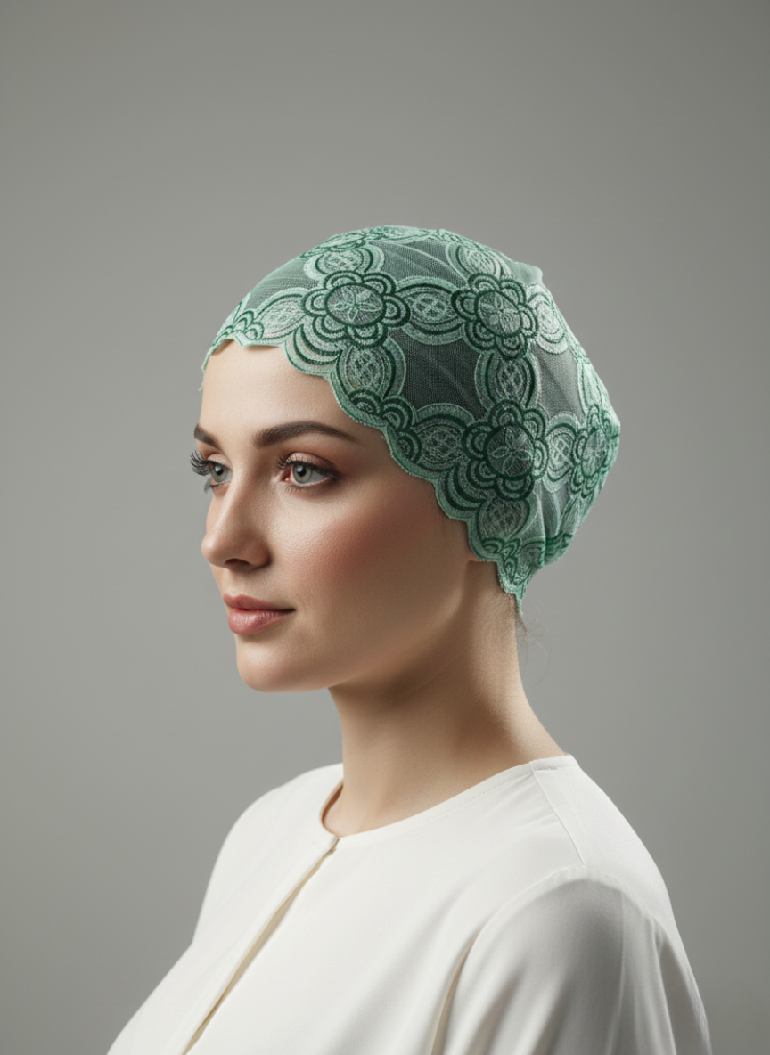 Net hijab cap