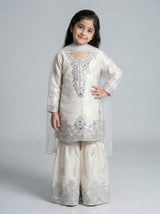 3 pc kids Sheesha silk dress