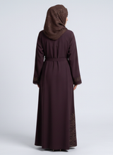 Stone Work Abaya