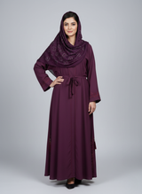 Stone Work Abaya