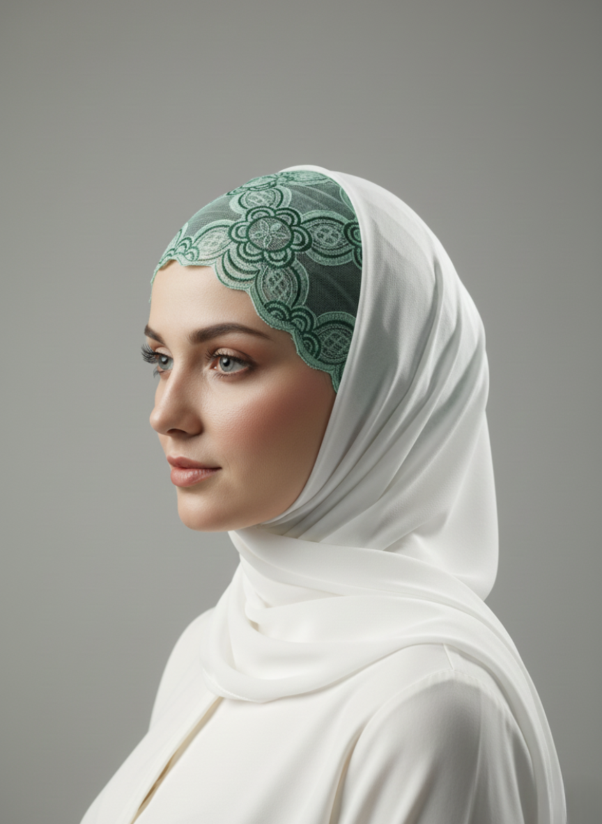 Net hijab cap