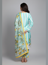 3 pcs Silky dress with Dupatta