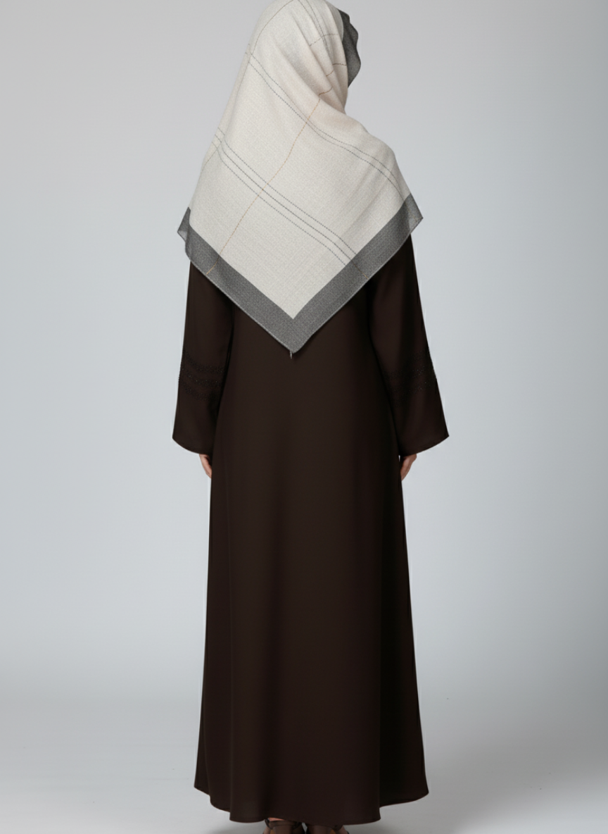 Elegant Abaya with stone work
