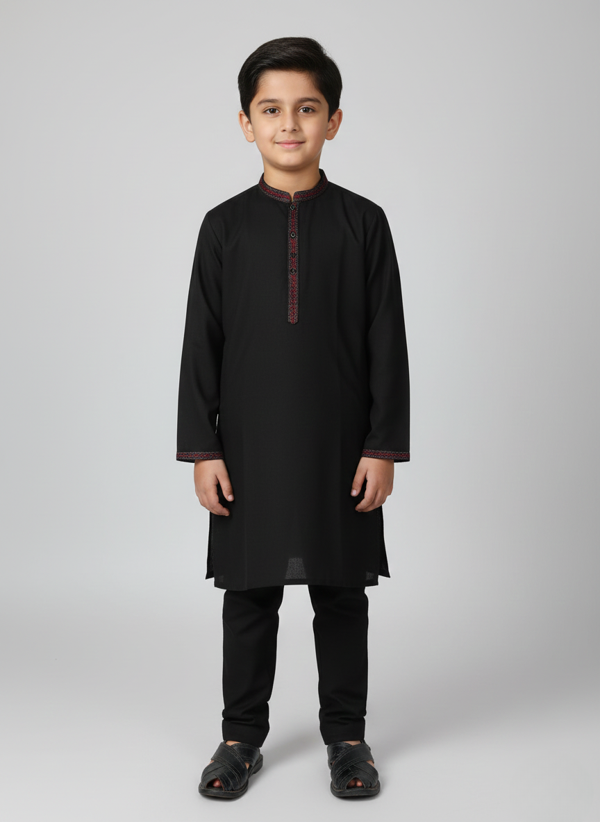 2 pc wash and wear kids Kurta Trouser