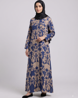Front open Abaya with buttons