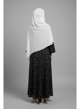 Front open lightweight georgette abaya