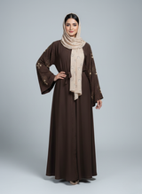 Stone Work Abaya