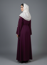 Stone Work Abaya
