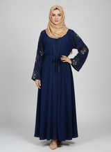 Stone Work Abaya