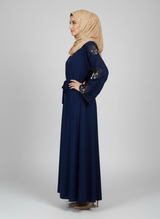 Stone Work Abaya