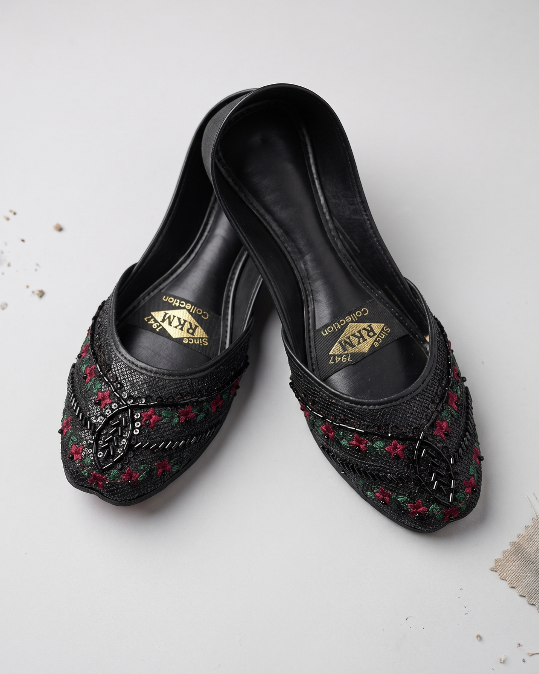 Embroidered and sitara work Khussa