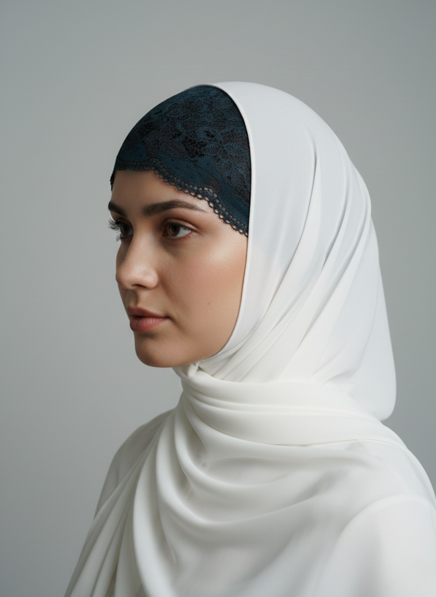 Net hijab cap