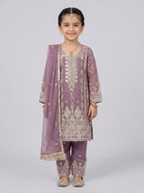3 pc cotton net dress