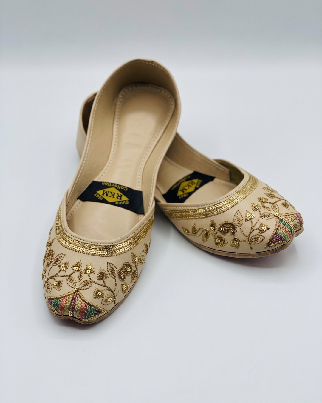 Leather Embroidered Khussa