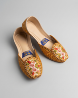 Leather Embroidered Khussa