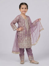 3 pc cotton net dress