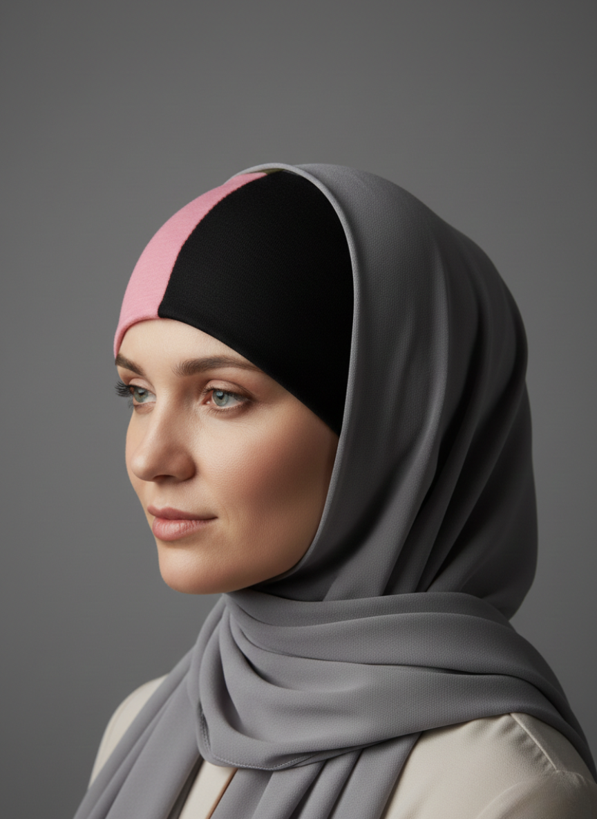 4 in 1 hijab cap