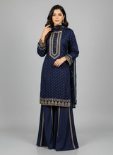 3pc Embroidered Chiffon suit pakistani party wear