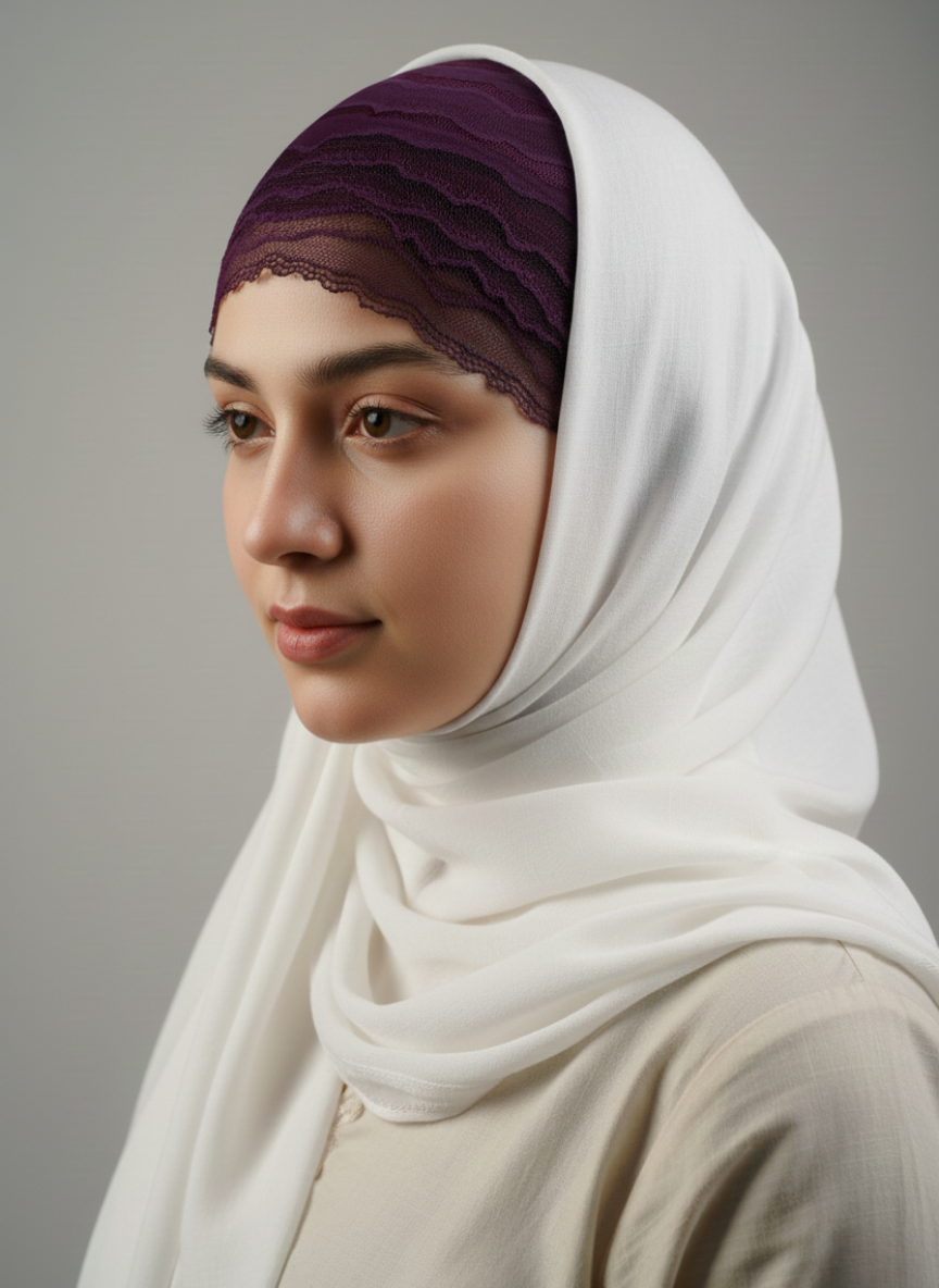 Net hijab cap
